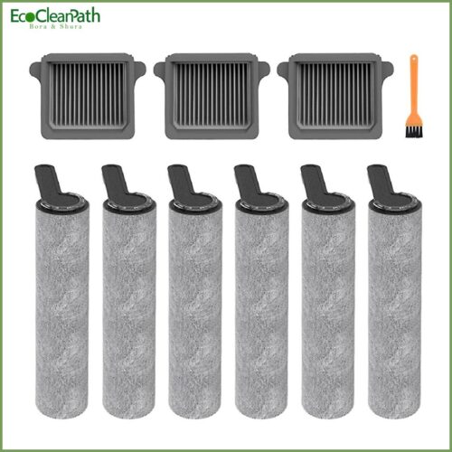 10 Pcs Roller Main Brush And Hepa Filter Suitable For Tineco Ifloor