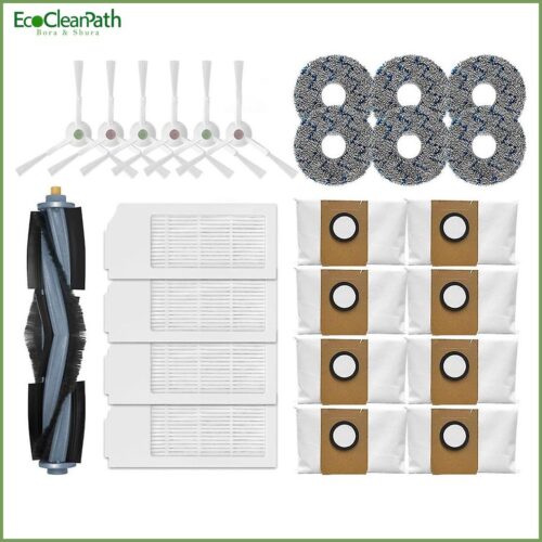 For Ecovacs T10 Turbo / Omni Main Side Brush Hepa Filter Mop Cloth