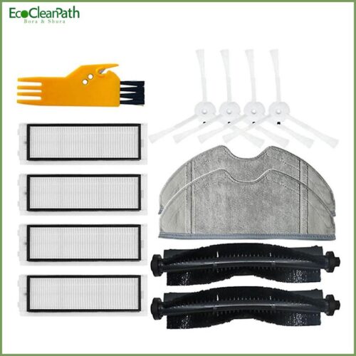 Main Side Brush Filter And Mop Cloth For Qihoo 360 S5 S7 S7 Pro