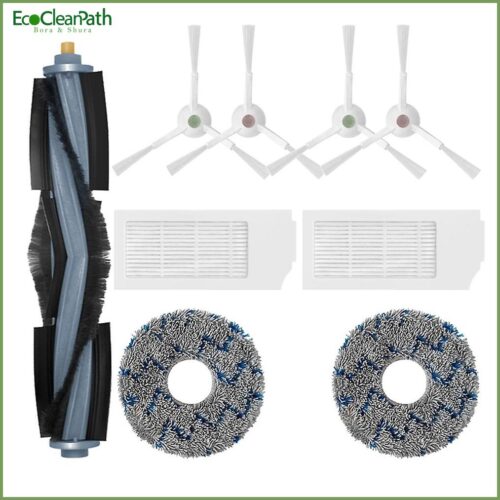 Roller Brush Filter And Mop Cloth For Ecovacs Deebot X1 Turbo / Omni