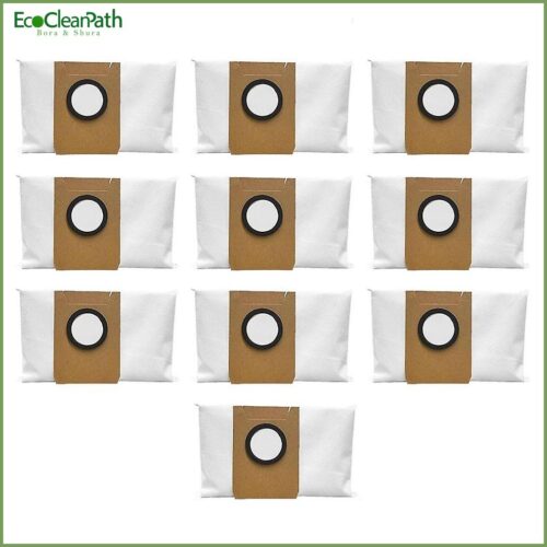 10 Pack Vacuum Dust Bags For Ecovacs Deebot X1 Omni Turbo Robot Part