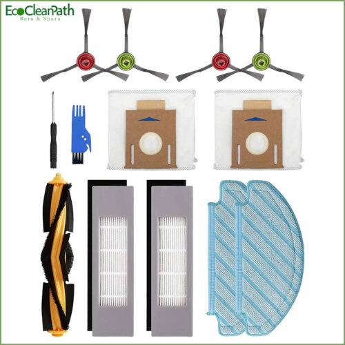 13pcs For Ecovacs Deebot Ozmo T8 Aivi T8 Max T8 T9 Series Accessories