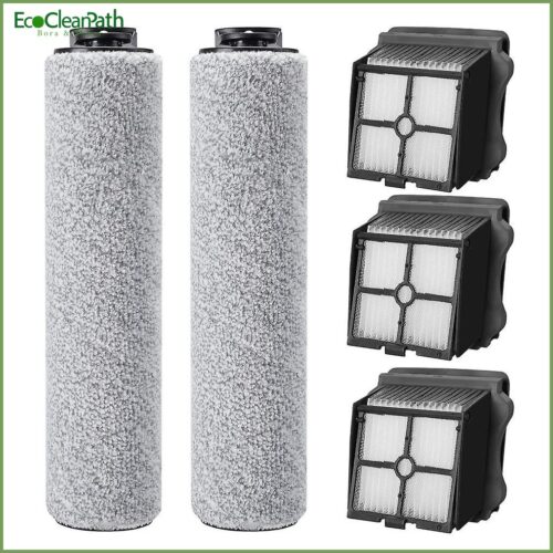 5pcs For Tineco Ifloor3/floor One S3, 2 Roller Brush + 3 Hepa Filters