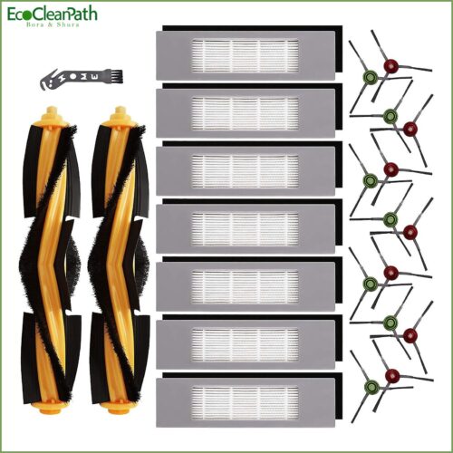 21pcs For Ecovacs Deebot Ozmo 920 950 T5 T8 T8 Aivi T8 Max T9 Max T9