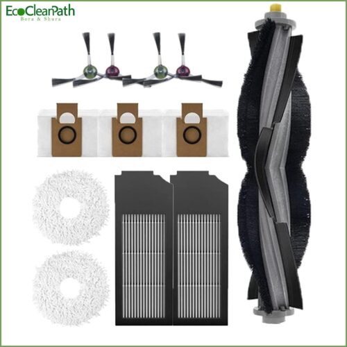 Dust Bag Filter Main Side Brush Mop Kit For Ecovacs X1 Omni X1 Turbo