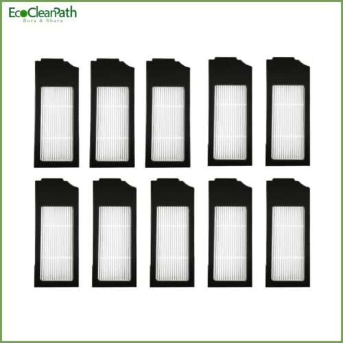 10 Pcs Vacuum Cleaner Hepa Filter Elements For Ecovacs X1 Turbo Omni