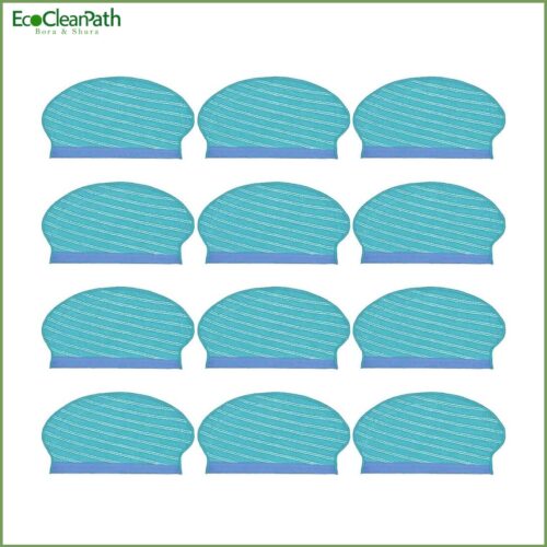 12pcs Mop Cloth For Ecovacs Deebot Ozmo 920 T5 Aivi T8 Pure N8 Robot