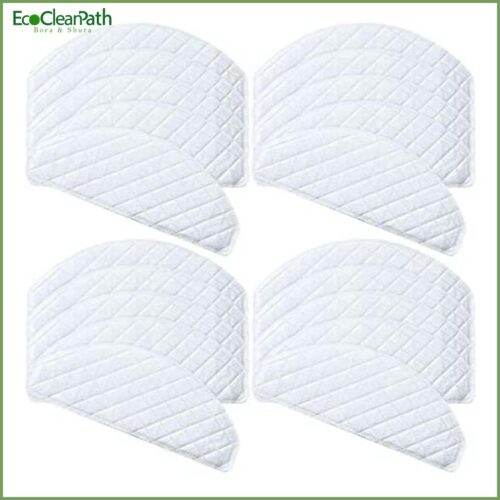 40pcs Disposable Mop Pads Set For Ecovacs Deebot Ozmo T8 Aivi N8 Pro