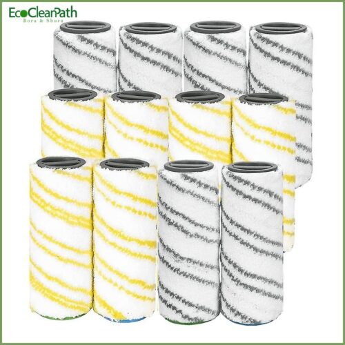 12 Piece Set Of Rollers For Karcher Fc7 Fc5 Electric Floor Cleaner