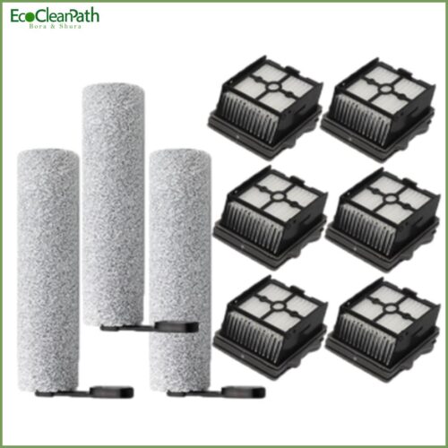 1set Hepa Filter Wet Dry Soft Roller Brush Parts For Tineco Floor 2.0