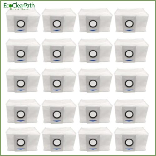 20pcs Dust Bag Replacement For Ecovacs Deebot X1 Omni Vacuum Cleaner