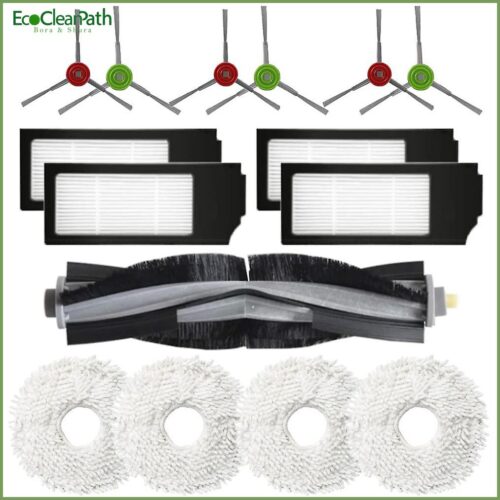 Main Brush Side Brushes Hepa Filters Mop For Ecovacs X1omni X1turbo