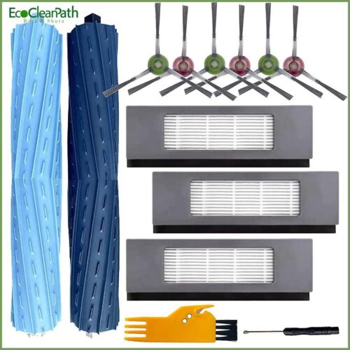 Replacement Roller Brush Side Brush Filters For Ecovacs Deebot Ozmo