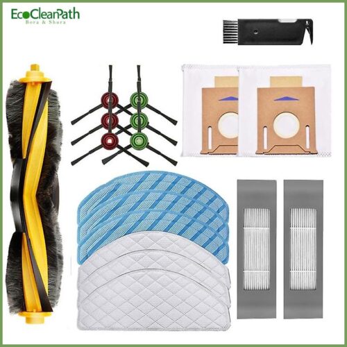 For Ecovacs Deebot Parts Hepa Filter Main Side Brush Mop Dust Bag