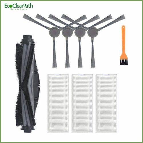 9pcs Washable Main Side Brush Hepa Filter For Ecovacs Deebot N9