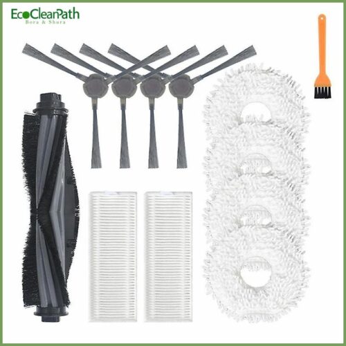 12pcs Main Side Brush Mop Cloth Hepa Filter For Ecovacs Deebot N9