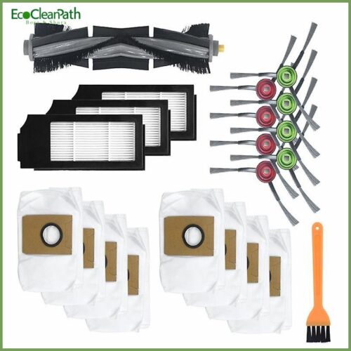 21pcs For Ecovacs Deebot X1 Turbo X1 Omn Main Brush Side Brush Filter