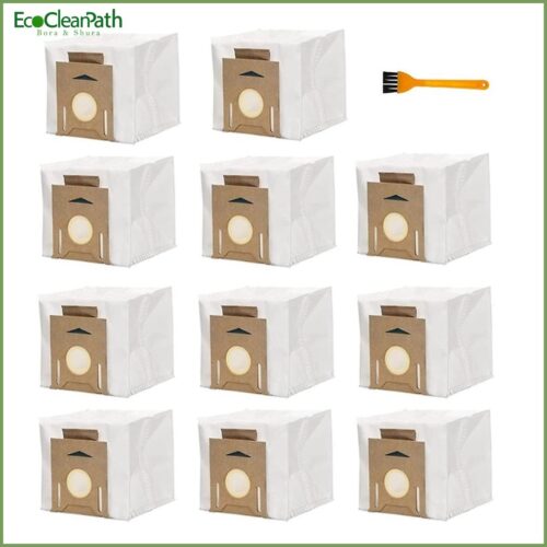 12pcs For Ecovacs Deebot T8 Aivi/t8 Max /t8 Power/t8 Pro Dust Bag