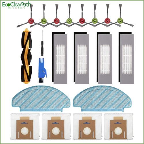 21pcs For Ecovacs Deebot Ozmo T8 Aivi T8 Max T8 T9 Series Accessories