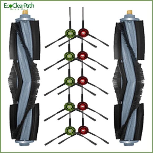 12pcs For Ecovacs Deebot T10 Washable Main Side Brushes