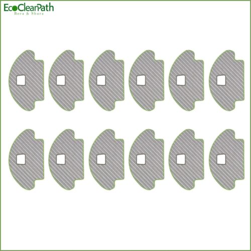 12 Pcs Mop Cloth For Ecovacs Deebot Ozmo 610 930 Robot Cleaner