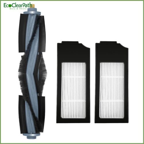 3pcs Hepa Filter Main Rolling Brush For Ecovacs X1 Turbo Omni Robot