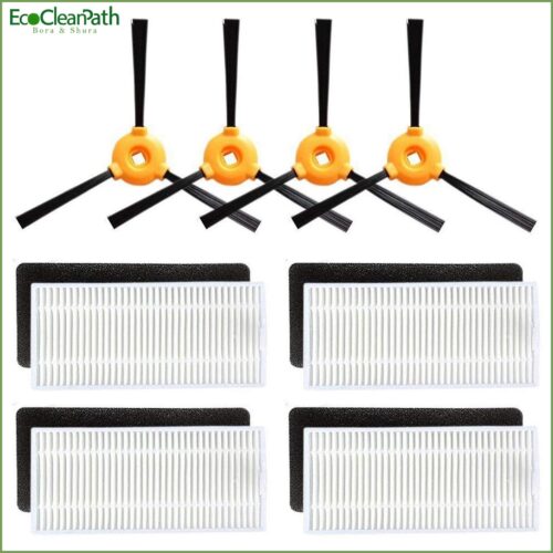 Replacement Filter And Side Brush Kit For Ecovacs Deebot N79 Robotic