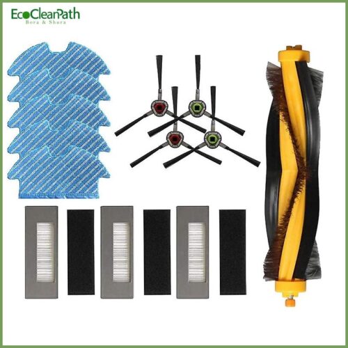 Main Side Brush Filter Mopping Cloth Kit For Ecovacs Deebot Ozmo 900