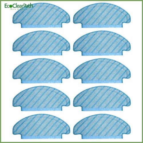 10pcs Mop Cloths Cleaning Cloths For Ecovacs Deebot T8